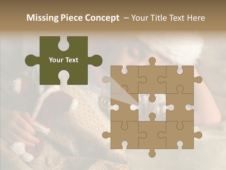 Hat Boy Face PowerPoint Template