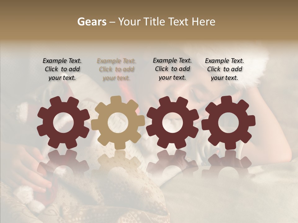 Hat Boy Face PowerPoint Template