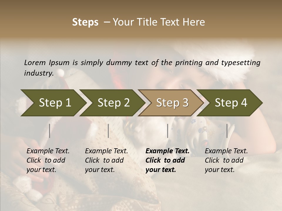 Hat Boy Face PowerPoint Template