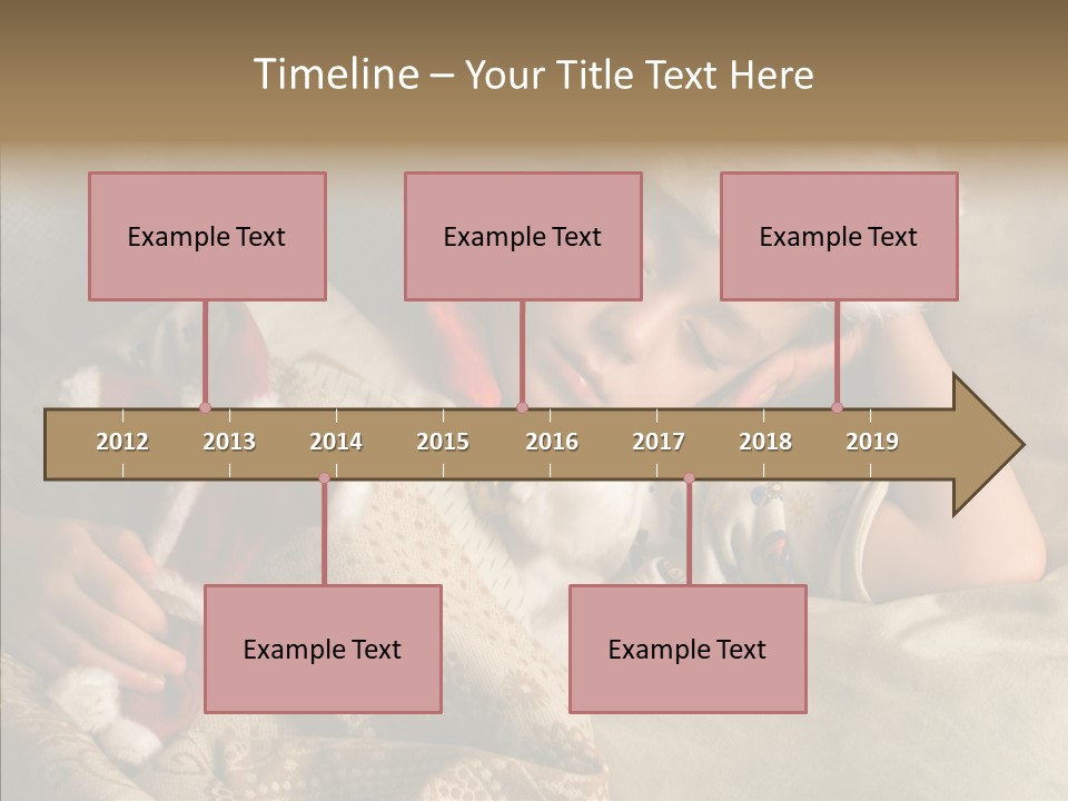 Hat Boy Face PowerPoint Template