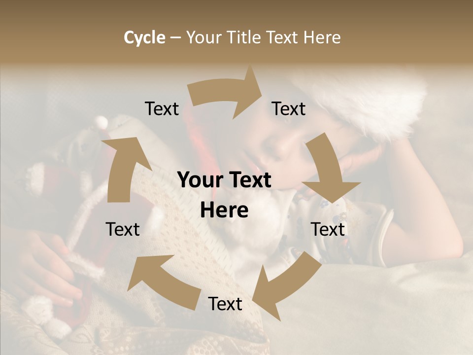 Hat Boy Face PowerPoint Template