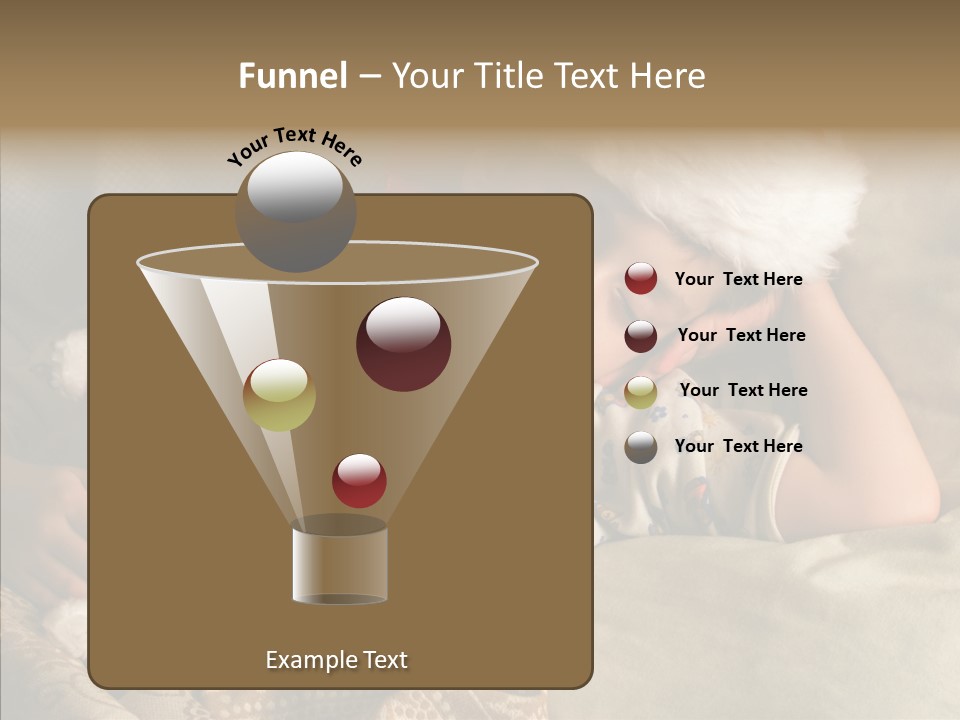 Hat Boy Face PowerPoint Template