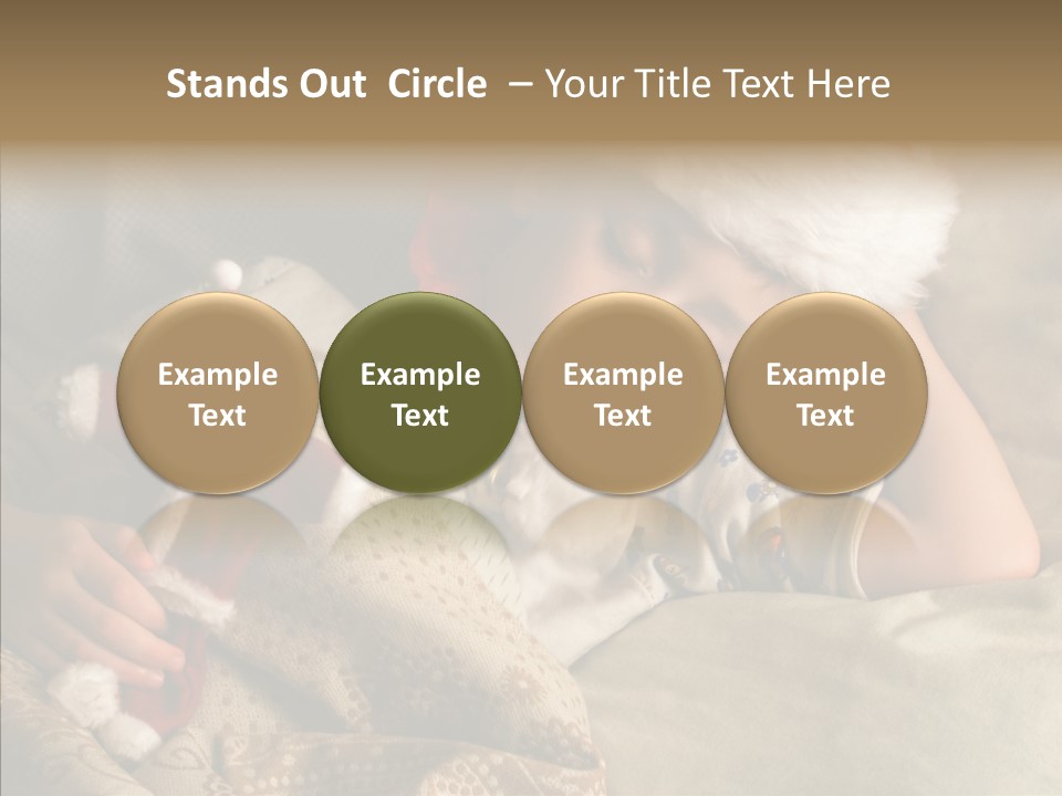 Hat Boy Face PowerPoint Template