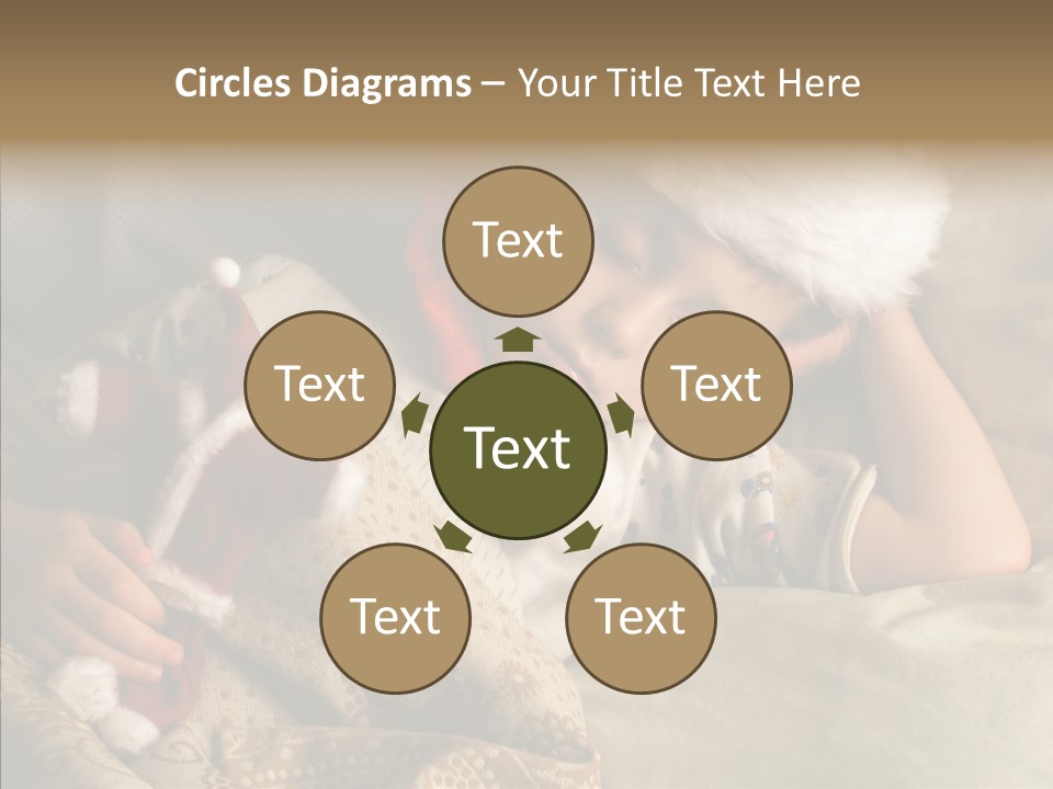 Hat Boy Face PowerPoint Template