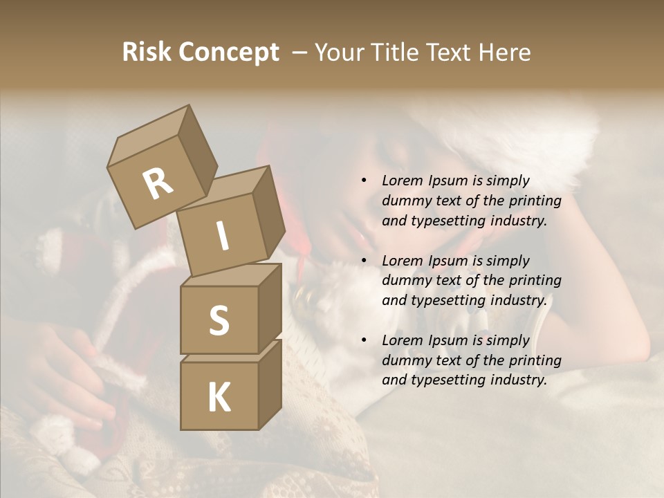 Hat Boy Face PowerPoint Template