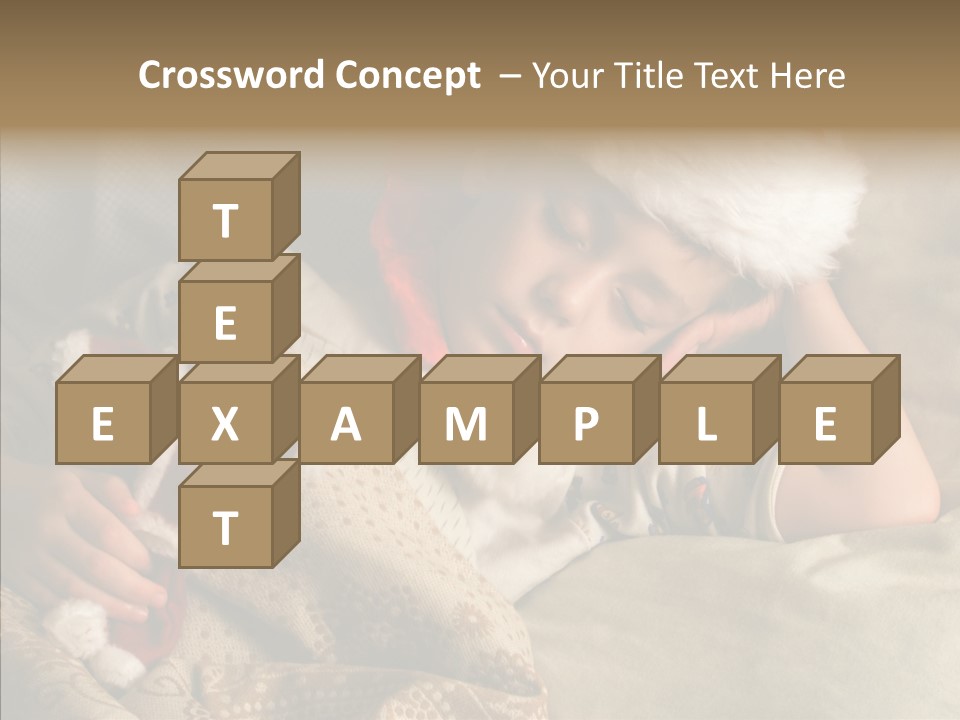 Hat Boy Face PowerPoint Template