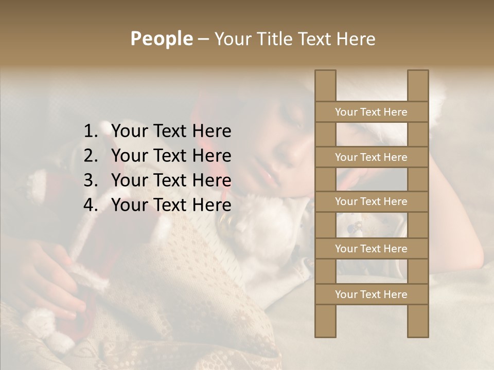 Hat Boy Face PowerPoint Template