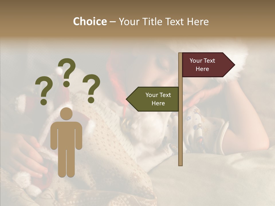 Hat Boy Face PowerPoint Template