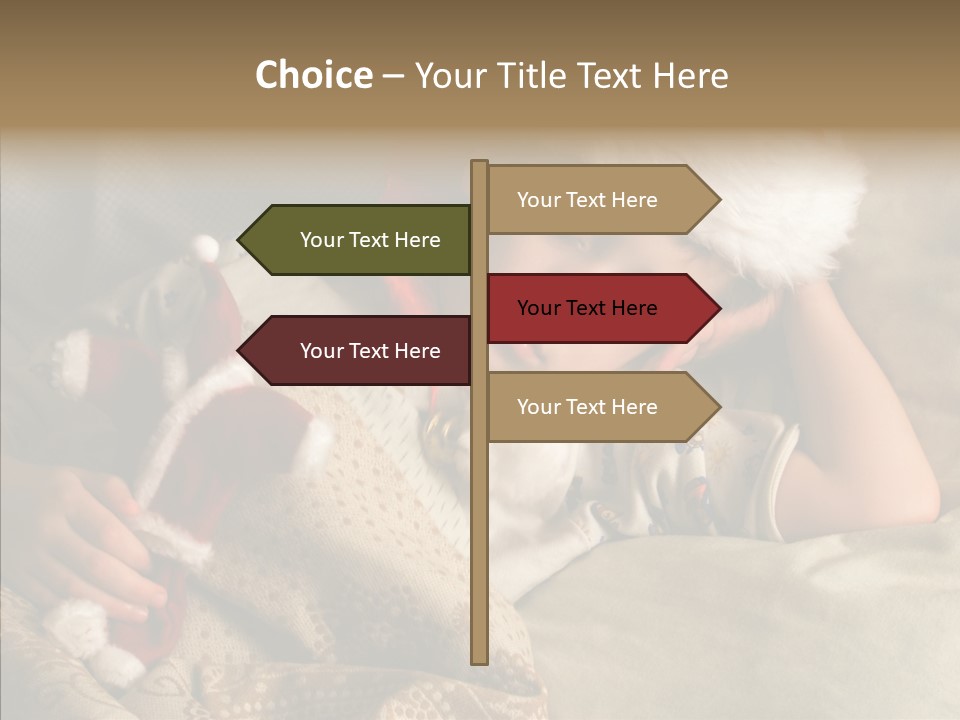 Hat Boy Face PowerPoint Template