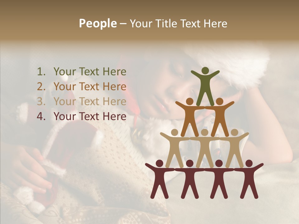 Hat Boy Face PowerPoint Template