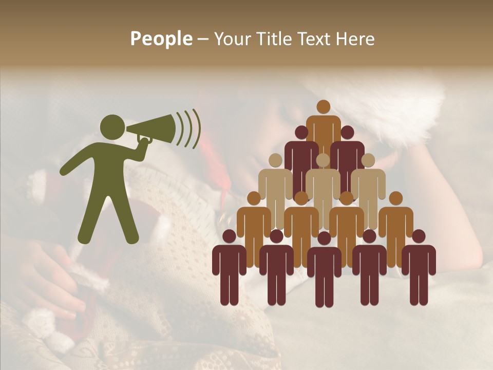 Hat Boy Face PowerPoint Template