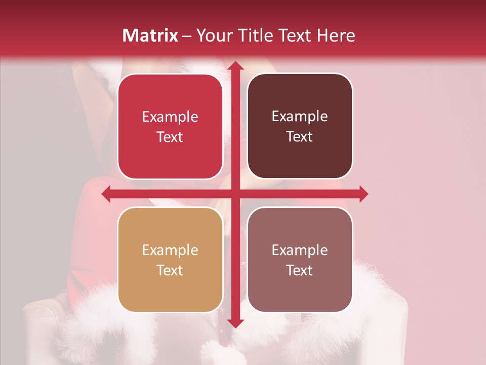 Girl White Eye PowerPoint Template