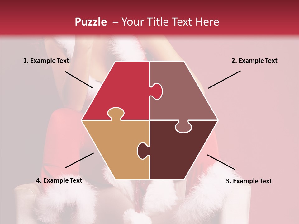 Girl White Eye PowerPoint Template