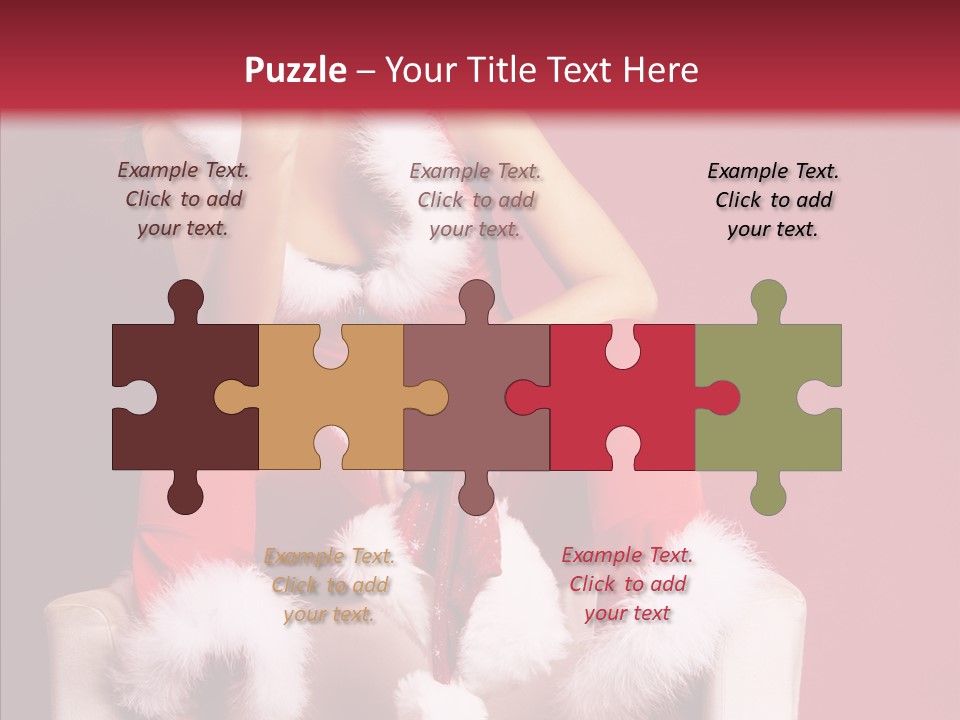 Girl White Eye PowerPoint Template