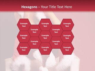 Girl White Eye PowerPoint Template