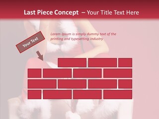 Girl White Eye PowerPoint Template