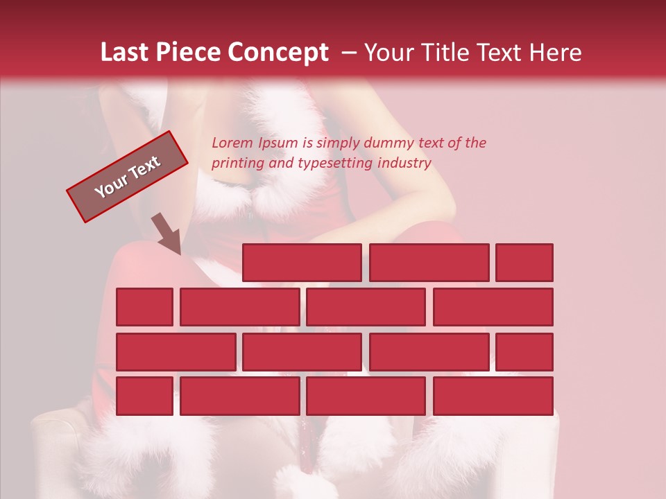 Girl White Eye PowerPoint Template