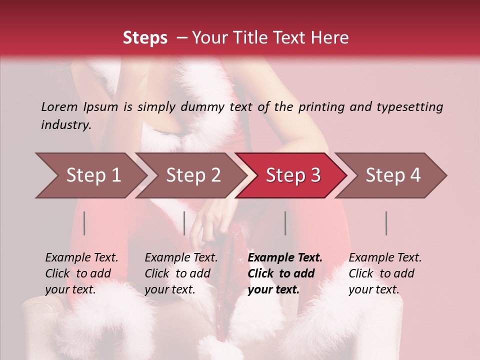 Girl White Eye PowerPoint Template