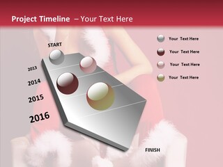 Girl White Eye PowerPoint Template