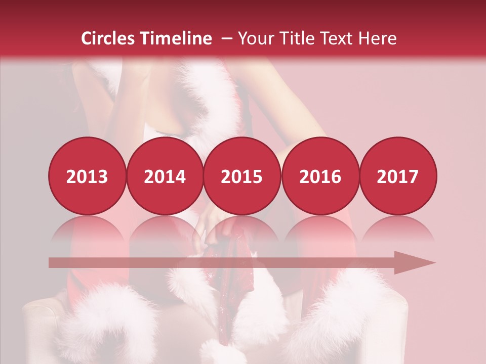 Girl White Eye PowerPoint Template
