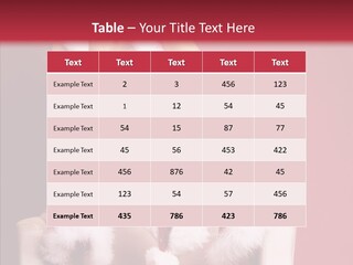 Girl White Eye PowerPoint Template