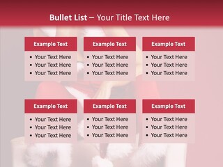 Girl White Eye PowerPoint Template