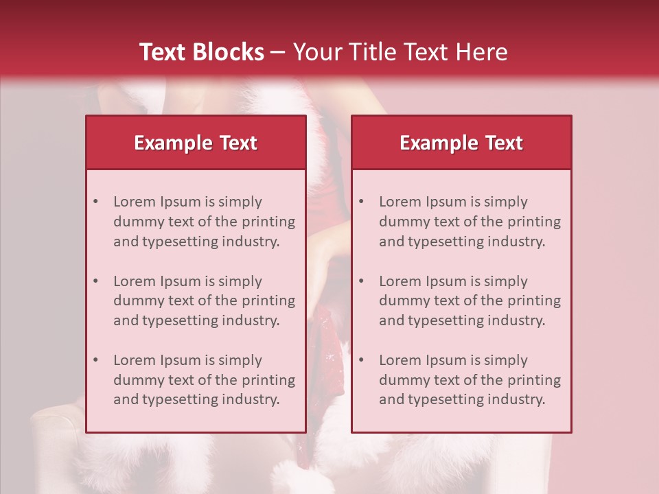 Girl White Eye PowerPoint Template