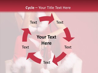 Girl White Eye PowerPoint Template