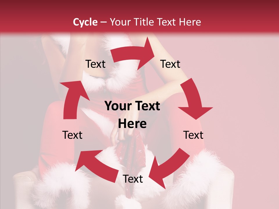 Girl White Eye PowerPoint Template