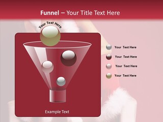 Girl White Eye PowerPoint Template