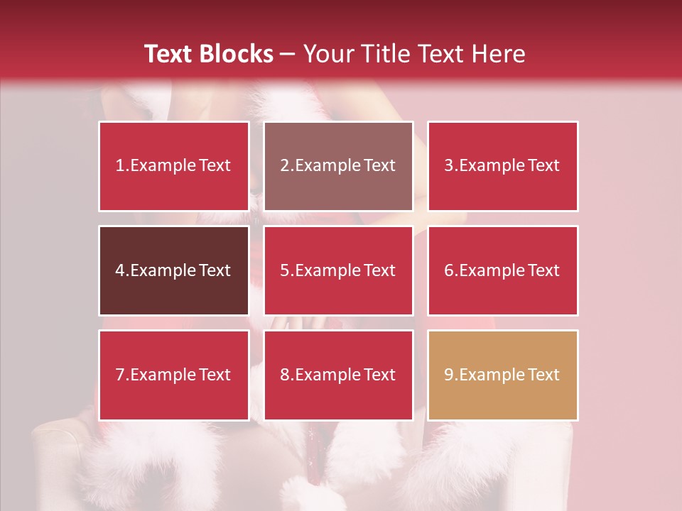 Girl White Eye PowerPoint Template