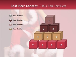 Girl White Eye PowerPoint Template