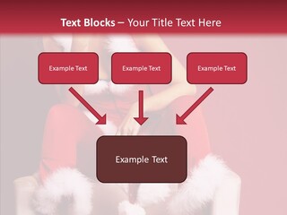 Girl White Eye PowerPoint Template
