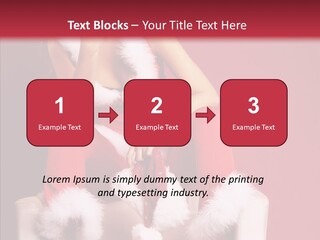 Girl White Eye PowerPoint Template