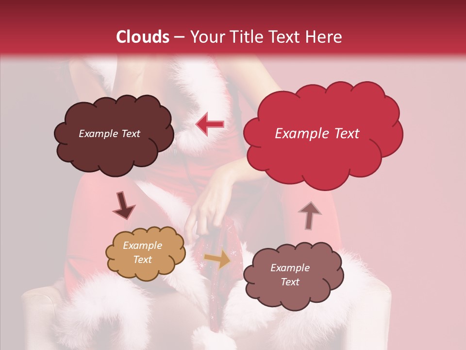 Girl White Eye PowerPoint Template