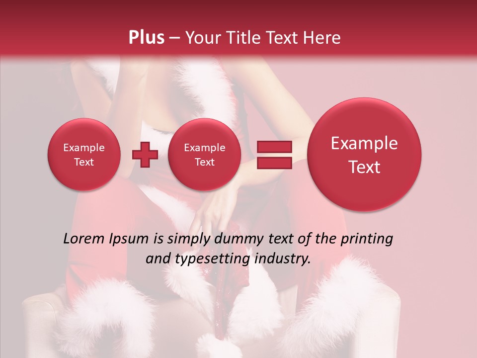 Girl White Eye PowerPoint Template