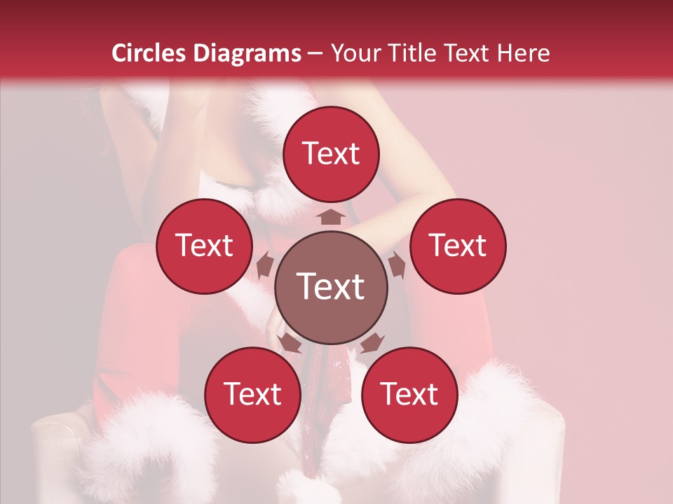 Girl White Eye PowerPoint Template