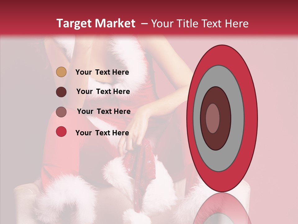 Girl White Eye PowerPoint Template