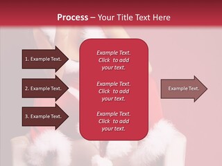 Girl White Eye PowerPoint Template