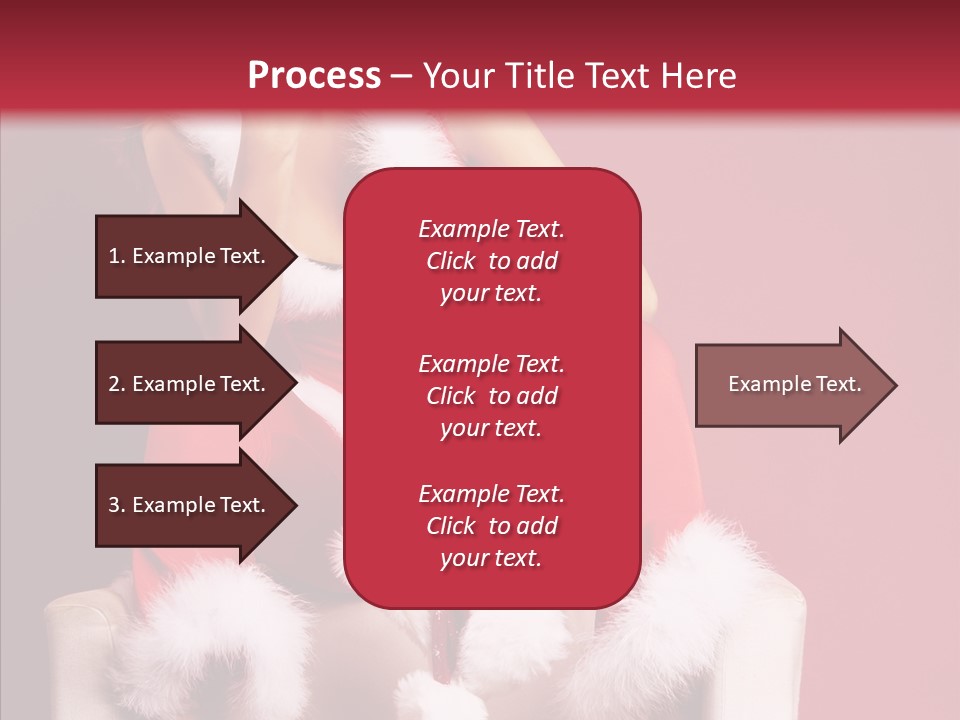 Girl White Eye PowerPoint Template