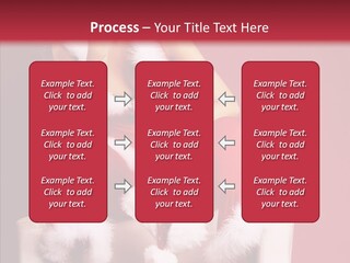 Girl White Eye PowerPoint Template