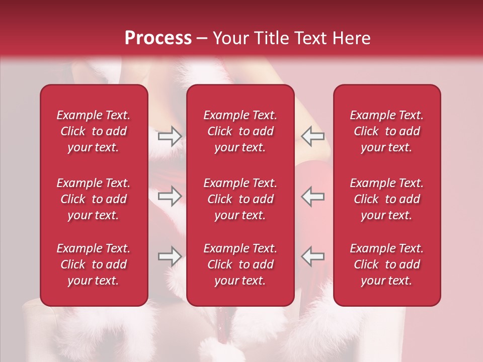 Girl White Eye PowerPoint Template
