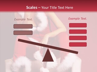 Girl White Eye PowerPoint Template