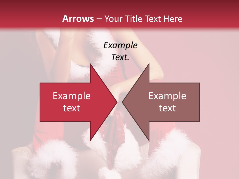 Girl White Eye PowerPoint Template