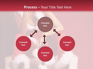 Girl White Eye PowerPoint Template