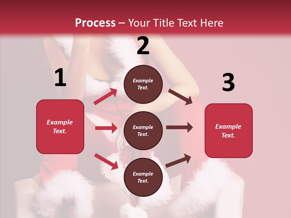 Girl White Eye PowerPoint Template