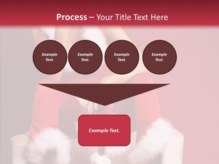 Girl White Eye PowerPoint Template