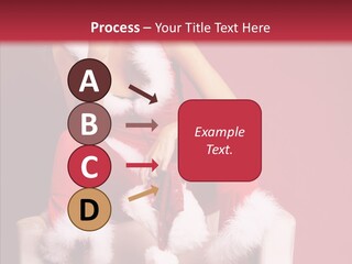 Girl White Eye PowerPoint Template