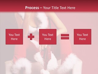 Girl White Eye PowerPoint Template