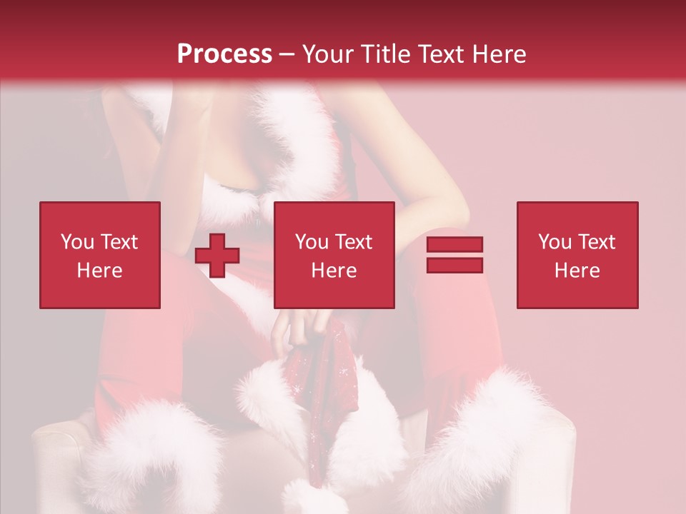 Girl White Eye PowerPoint Template